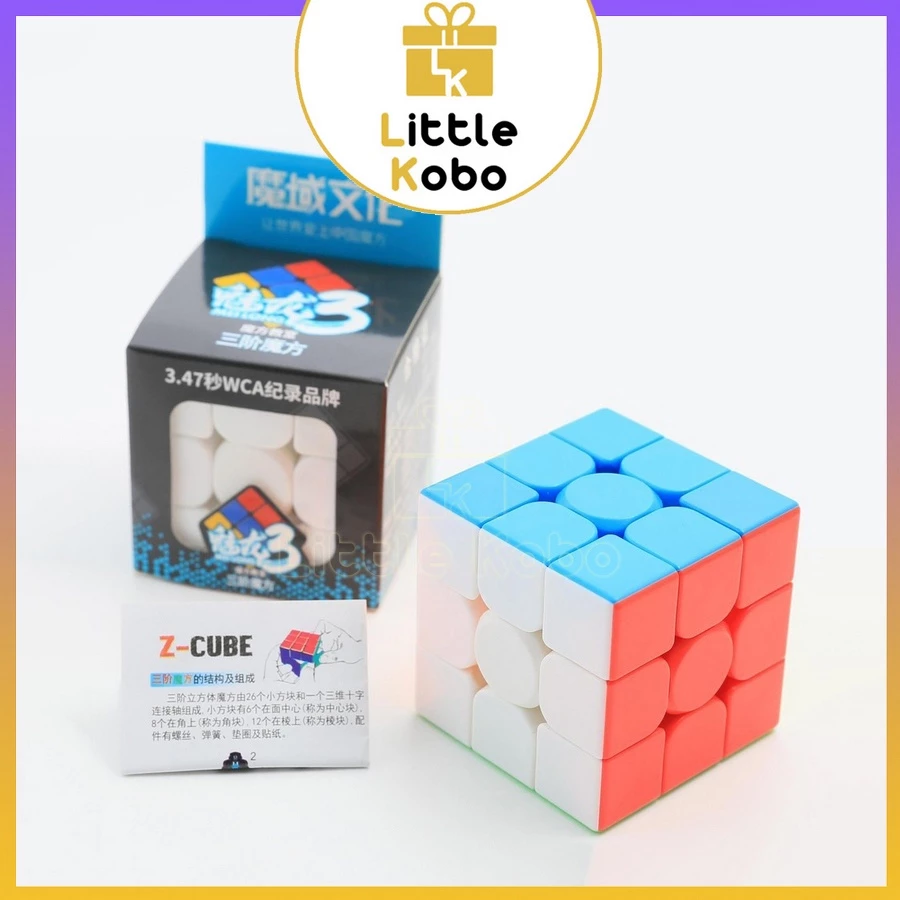 Rubik 3x3 MoYu MeiLong 3 Rubic 3 Tầng Stickerless Đồ Chơi Trí Tuệ Trẻ Em Phát Triển Tư Duy 3x3x3