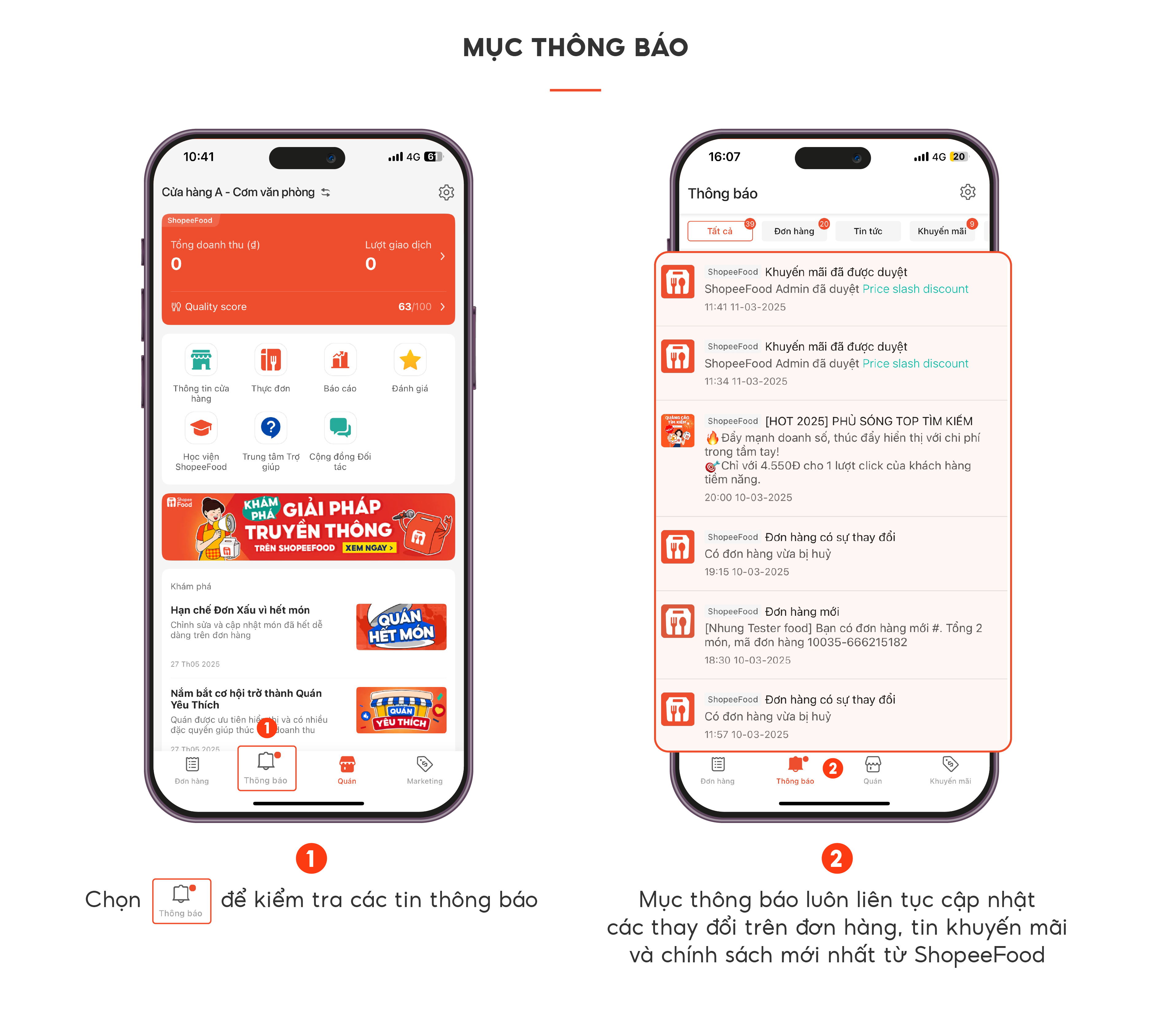 mục thông báo